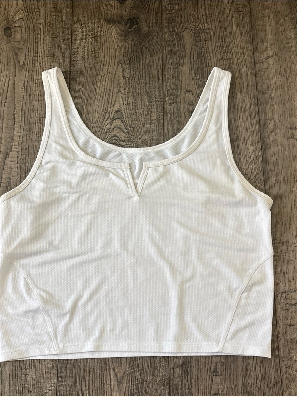 lululemon athletica White Tank Crop Top